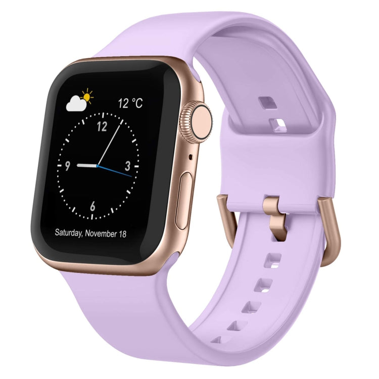 Pin Buckle Silicone Watch Band, For Apple Watch Series 2 42mm