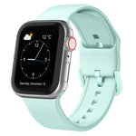 Pin Buckle Silicone Watch Band, For Apple Watch Series 9 45mm