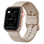 Pin Buckle Silicone Watch Band, For Apple Watch Series 9 45mm