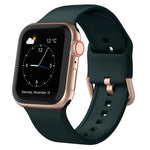 Pin Buckle Silicone Watch Band, For Apple Watch Series 9 45mm