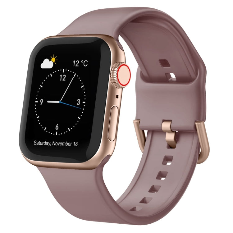 Pin Buckle Silicone Watch Band, For Apple Watch SE 2023 40mm