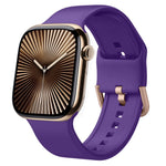 Pin Buckle Silicone Watch Band, For Apple Watch Series 10 42mm