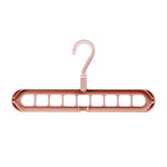 Multifunctional Magic Nine-hole Clothes Hanger, Random Color