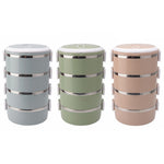 Stainless Steel Insulation Container Lunch Box Food Bento Box, Single-Layer 0.7L, Dual-Layer 1.4L, 3-Layer 2.1L, 4-Layer 2.8L