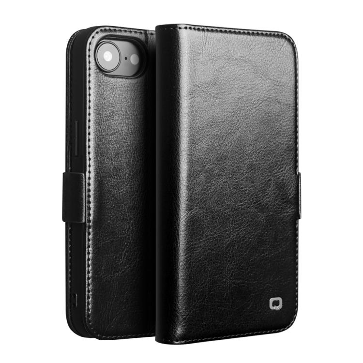 QIALINO Classic 103 Buckle Genuine Leather Phone Case, For iPhone 17e / 16e, For iPhone 17 Pro Max, For iPhone 17 Pro, For iPhone 17, For iPhone Air, For iPhone 15 Pro Max, For iPhone 15 Plus, For iPhone 15