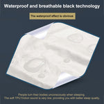 Waterproof and Stain-proof Knitted Fabric Pillowcase Zipper Version, 43x73cm