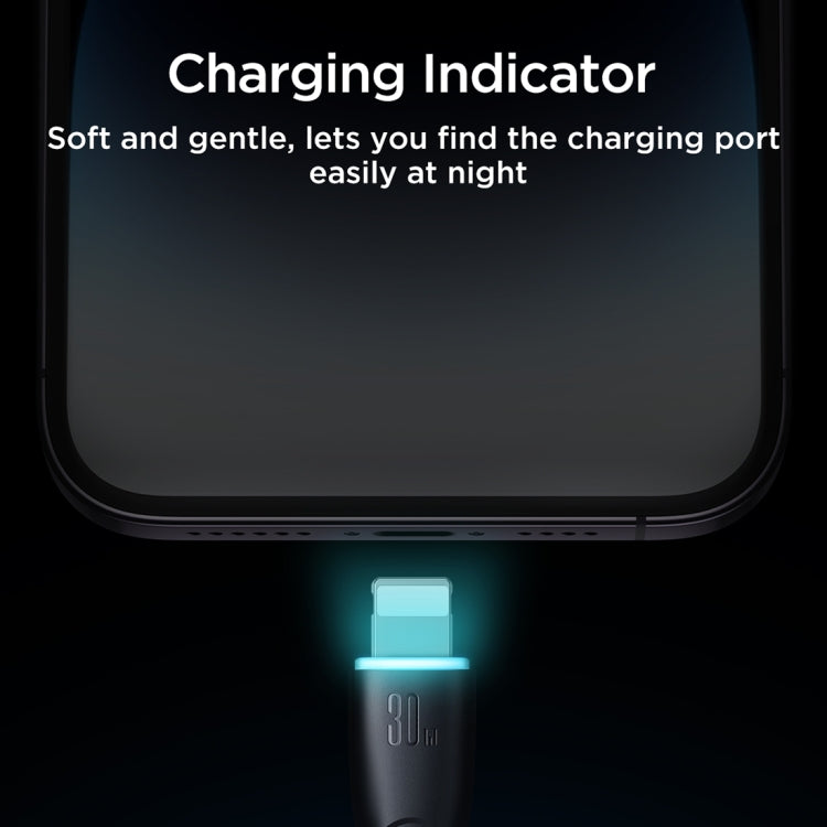 JOYROOM SA32-CL3 Starry Series 30W USB-C / Type-C to 8 Pin Fast Charging Data Cable, USB-C / Type-C to 8 Pin