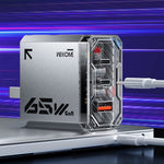 WK WP-U156 Pioneer Series 65W USB+Dual USB-C/Type-C GaN Charger, WP-U156