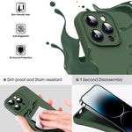 Microfiber Liquid Silicone Shockproof Phone Case, For iPhone 12, For iPhone 12 Pro Max, For iPhone 12 Pro