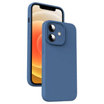 Microfiber Liquid Silicone Shockproof Phone Case, For iPhone 12, For iPhone 12 Pro Max, For iPhone 12 Pro