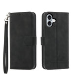 Dierfeng Dream Line TPU Hybrid PU Leather Phone Case, For iPhone 17 Pro Max, For iPhone 17 Pro, For iPhone 17, For iPhone Air, For iPhone 16e, For iPhone 16 Pro Max, For iPhone 16 Pro, For iPhone 16 Plus