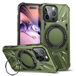 MagSafe Magnetic Shockproof Phone Case with Ring Holder, For iPhone 17 Pro Max, For iPhone 17 Pro, For iPhone 17, For iPhone Air, For iPhone 16 Pro Max, For iPhone 16 Pro