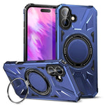 MagSafe Magnetic Shockproof Phone Case with Ring Holder, For iPhone 18 Pro / 17 Pro, For iPhone 18 Pro Max / 17 Pro Max, For iPhone 17, For iPhone Air, For iPhone 16 Pro Max, For iPhone 16 Pro