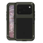 LOVE MEI Metal Shockproof Life Waterproof Dustproof Phone Case, For iPhone 17 Pro Max, For iPhone 17 Pro, For iPhone 17, For iPhone 16 Pro Max, For iPhone 16 Pro, For iPhone 16, For iPhone 15 Pro Max, For iPhone 15 Pro