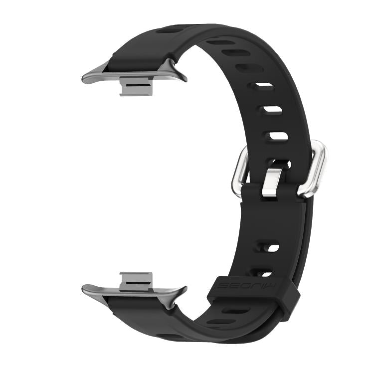 Mijobs Flat Hole Breathable Silicone Watch Band, For Xiaomi Band 10 Pro / Redmi Watch 6 / 5