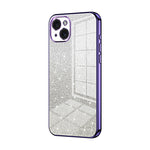 Gradient Glitter Powder Electroplated Phone Case, For iPhone 16 Pro, For iPhone 16 Plus, For iPhone 16, For iPhone 15 Pro Max, For iPhone 15 Pro, For iPhone 15 Plus