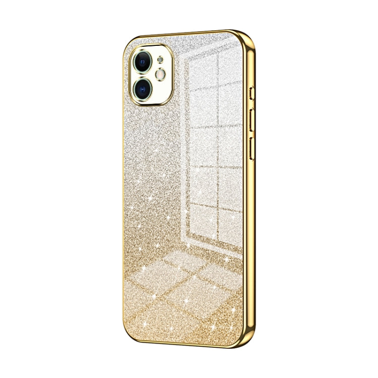 Gradient Glitter Powder Electroplated Phone Case, For iPhone 11 Pro Max, For iPhone 11, For iPhone 11 Pro, For iPhone X / XS, For iPhone XR, For iPhone XS Max