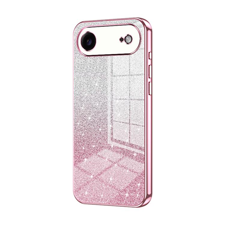 Gradient Glitter Powder Electroplated Phone Case, For iPhone 17e / 16e, For iPhone 17 Pro Max, For iPhone 17 Pro, For iPhone 17, For iPhone Air, For iPhone 16 Pro Max