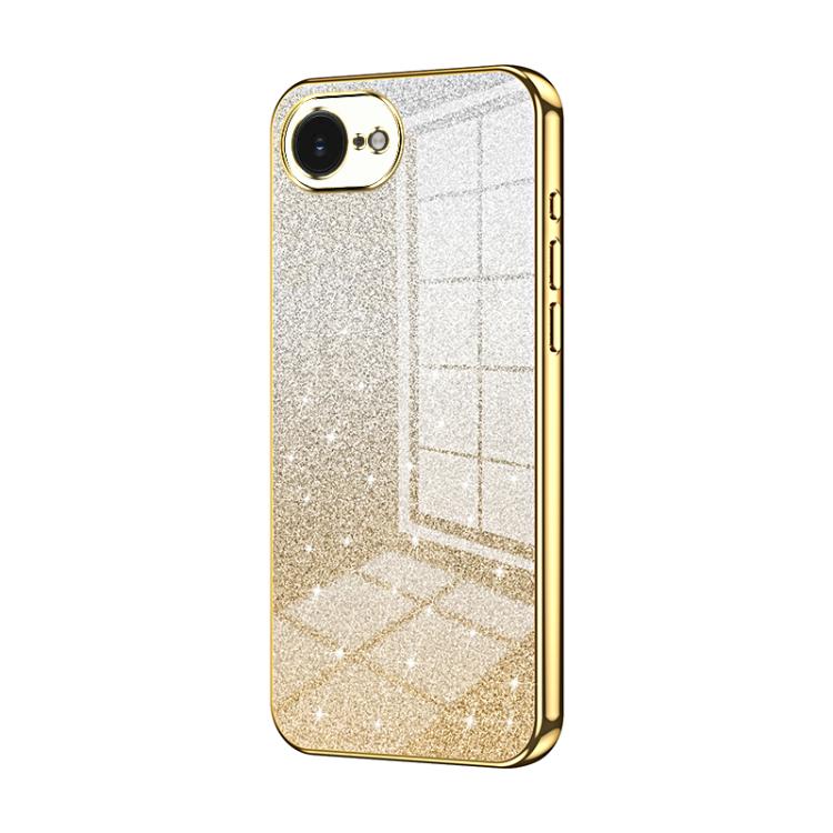 Gradient Glitter Powder Electroplated Phone Case, For iPhone 17e / 16e, For iPhone 17 Pro Max, For iPhone 17 Pro, For iPhone 17, For iPhone Air, For iPhone 16 Pro Max