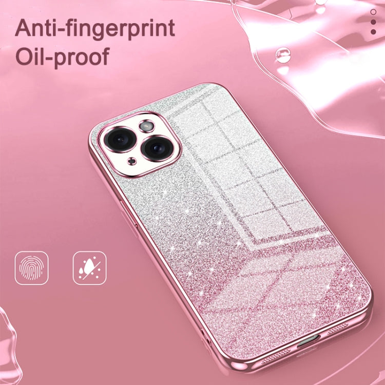 Gradient Glitter Powder Electroplated Phone Case, For iPhone 17e / 16e, For iPhone 17 Pro Max, For iPhone 17 Pro, For iPhone 17, For iPhone Air, For iPhone 16 Pro Max