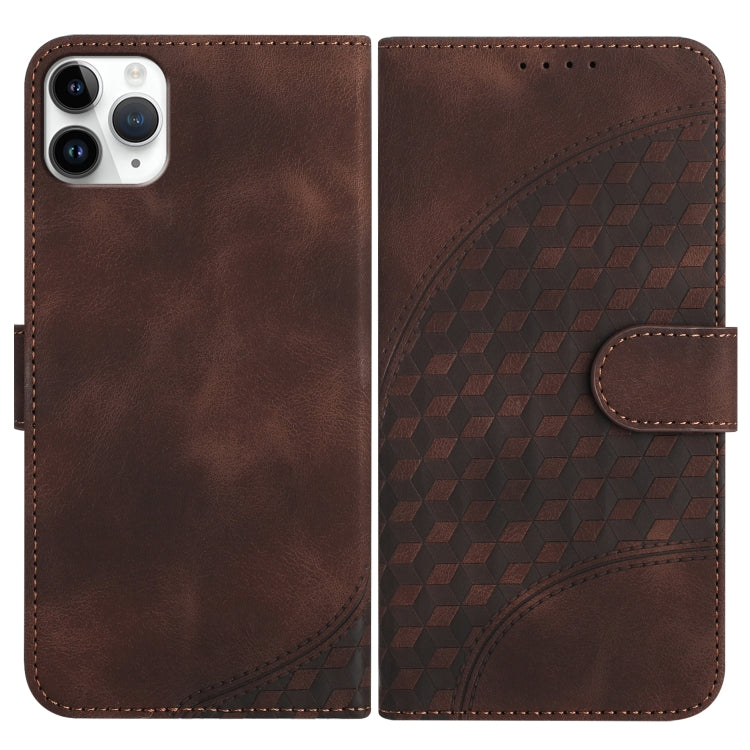 YX0060 Elephant Head Embossed Phone Leather Case with Lanyard, For iPhone 12 mini, For iPhone 11 Pro Max, For iPhone 11, For iPhone 11 Pro, For iPhone XS / X, For iPhone XR