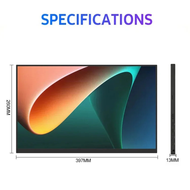 18 inch HDR 2560x1600P IPS Screen Portable Monitor, 18 inch 2.5K