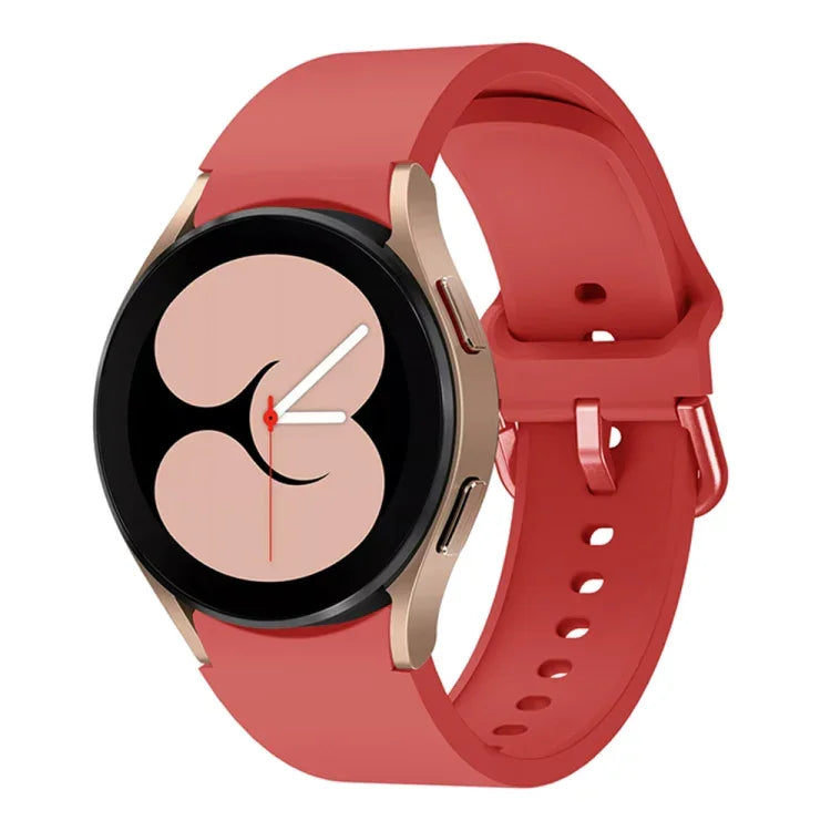 Colorful Buckle Silicone Sport Watch Band, For Samsung Galaxy Watch 6 / 6 Classic