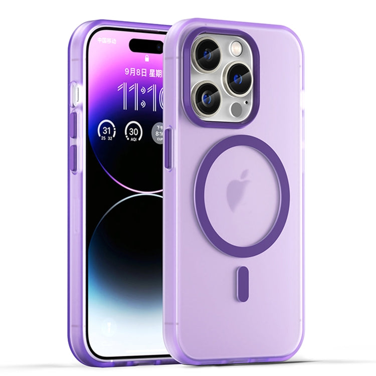 MagSafe Frosted Translucent TPU + PC Full Coverage Phone Case, For iPhone 15, For iPhone 14 Plus, For iPhone 14, For iPhone 14 Pro, For iPhone 14 Pro Max