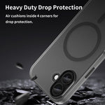 MagSafe Frosted Translucent TPU + PC Full Coverage Phone Case, For iPhone 18, For iPhone 18 Pro, For iPhone 18 Pro Max, For iPhone 17e / 16e, For iPhone 17 Pro Max