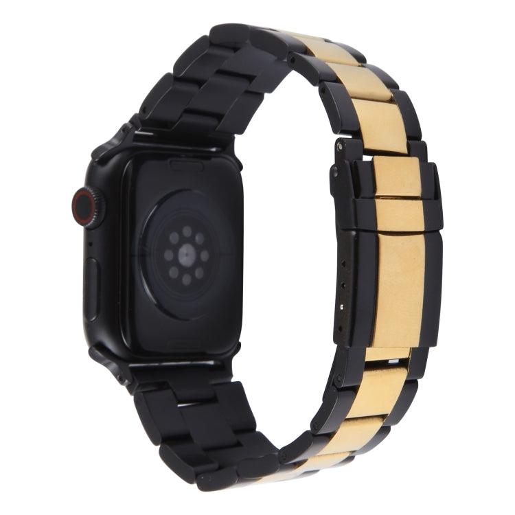 Three-Bead Stainless Steel Watch Band, For Apple Watch Series 3 38mm, For Apple Watch Series 3 42mm, For Apple Watch Series 2 42mm, For Apple Watch Series 2 38mm, For Apple Watch 42mm