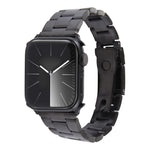 Three-Bead Stainless Steel Watch Band, For Apple Watch Series 3 38mm, For Apple Watch Series 3 42mm, For Apple Watch Series 2 42mm, For Apple Watch Series 2 38mm, For Apple Watch 42mm