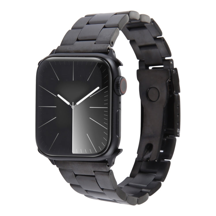 Three-Bead Stainless Steel Watch Band, For Apple Watch Series 3 38mm, For Apple Watch Series 3 42mm, For Apple Watch Series 2 42mm, For Apple Watch Series 2 38mm, For Apple Watch 42mm