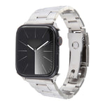 Three-Bead Stainless Steel Watch Band, For Apple Watch Series 3 38mm, For Apple Watch Series 3 42mm, For Apple Watch Series 2 42mm, For Apple Watch Series 2 38mm, For Apple Watch 42mm
