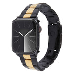 Three-Bead Stainless Steel Watch Band, For Apple Watch Series 3 38mm, For Apple Watch Series 3 42mm, For Apple Watch Series 2 42mm, For Apple Watch Series 2 38mm, For Apple Watch 42mm