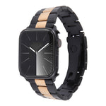 Three-Bead Stainless Steel Watch Band, For Apple Watch Series 3 38mm, For Apple Watch Series 3 42mm, For Apple Watch Series 2 42mm, For Apple Watch Series 2 38mm, For Apple Watch 42mm