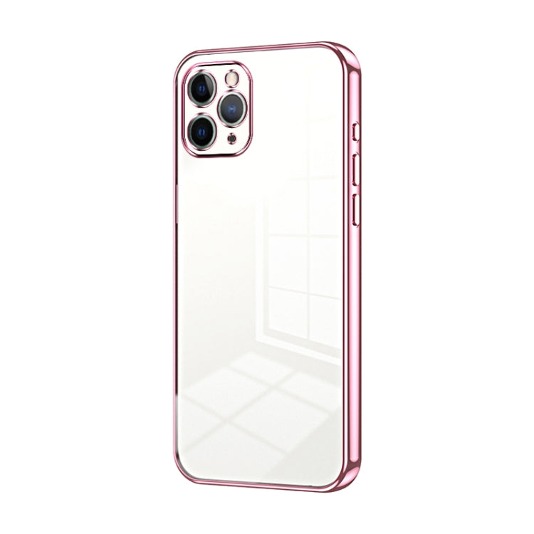 Transparent Plating Fine Hole Phone Case, For iPhone 11 Pro Max, For iPhone 11, For iPhone 11 Pro, For iPhone X / XS, For iPhone XR, For iPhone XS Max