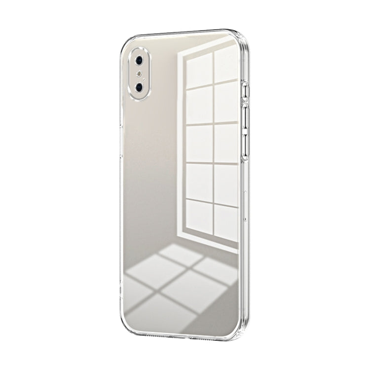 Transparent Plating Fine Hole Phone Case, For iPhone 11 Pro Max, For iPhone 11, For iPhone 11 Pro, For iPhone X / XS, For iPhone XR, For iPhone XS Max