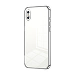 Transparent Plating Fine Hole Phone Case, For iPhone 11 Pro Max, For iPhone 11, For iPhone 11 Pro, For iPhone X / XS, For iPhone XR, For iPhone XS Max