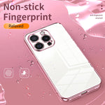 Transparent Plating Fine Hole Phone Case, For iPhone 16 Pro, For iPhone 16 Plus, For iPhone 16, For iPhone 15 Pro Max, For iPhone 15 Pro, For iPhone 15 Plus