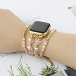 Butterfly Chain Bracelet Metal Watch Band, For Apple Watch SE 2023 44mm, For Apple Watch SE 2023 40mm, For Apple Watch Ultra 2 49mm, For Apple Watch Series 9 45mm, For Apple Watch Series 9 41mm, For Apple Watch Ultra 49mm, For Apple Watch Series 8 41mm...