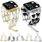 Butterfly Chain Bracelet Metal Watch Band, For Apple Watch SE 2022 44mm, For Apple Watch Series 7 41mm, For Apple Watch Series 7 45mm, For Apple Watch SE 40mm, For Apple Watch SE 44mm, For Apple Watch Series 6 40mm, For Apple Watch Series 6 44mm       ...