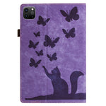 Butterfly Cat Embossing Leather Tablet Case, For iPad Air 13 2026 / 2025 / 2024, For iPad Air 11 2026 / 2025 / 2024, For iPad Pro 13 2025 / 2024, For iPad Pro 11 2025 / 2024, For iPad mini 2024 / 2021
