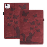 Butterfly Cat Embossing Leather Tablet Case, For iPad Air 13 2026 / 2025 / 2024, For iPad Air 11 2026 / 2025 / 2024, For iPad Pro 13 2025 / 2024, For iPad Pro 11 2025 / 2024, For iPad mini 2024 / 2021
