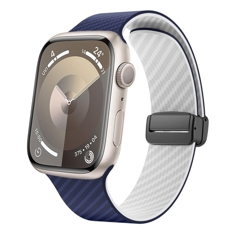 Carbon Fiber Magnetic Black Buckle Watch Band, For Apple Watch Series 3 42mm, For Apple Watch Series 2 42mm, For Apple Watch Series 2 38mm
