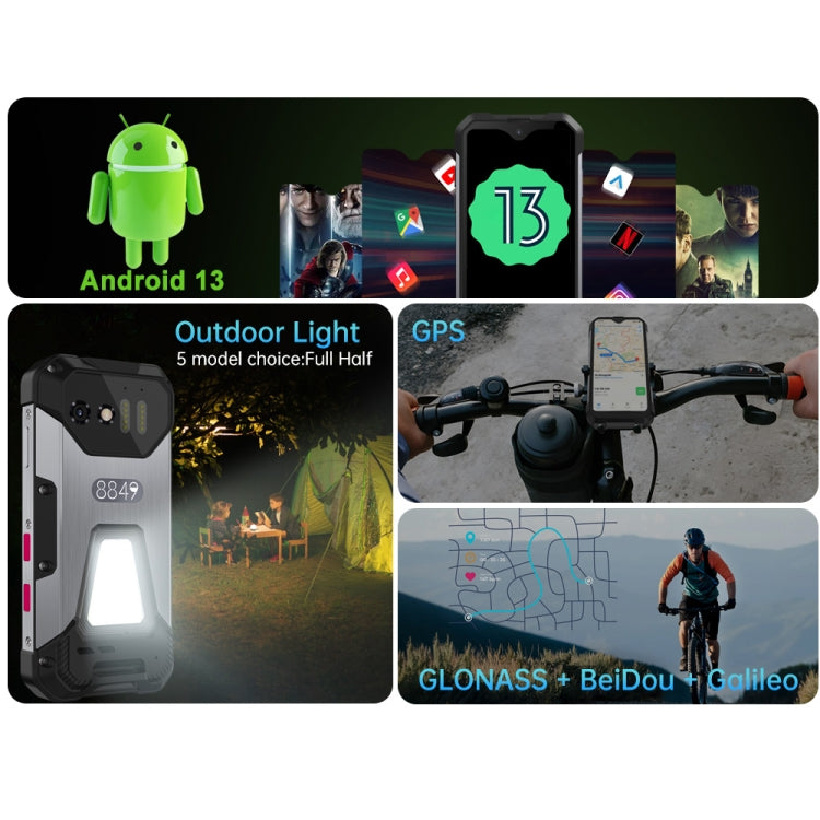 Unihertz Tank mini 1 / 8849, 100MP Camera, 4.3 inch Android 13 Helio G99 Octa Core, Network: 4G, Tank mini 1 12GB+256GB