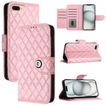 Rhombic Texture Flip Leather Phone Case with Lanyard, For iPhone 11, For iPhone 11 Pro, For iPhone XS / X, For iPhone XR, For iPhone XS Max, For iPhone 8 Plus / 7 Plus / 6s Plus