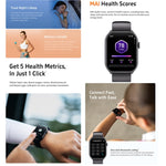 GS7 2.0 inch Fitness Health Smart Watch, BT Call / Heart Rate / Blood Pressure / MET