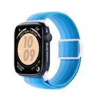 Carbon Fiber Texture Snap Buckle Nylon Watch Band, For Apple Watch SE 2023 40mm, For Apple Watch Ultra 2 49mm, For Apple Watch Series 9 45mm