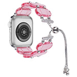 Resin Retractable Chain Watch Band, For Apple Watch SE 2023 44mm, For Apple Watch SE 2023 40mm