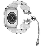 Resin Retractable Chain Watch Band, For Apple Watch Ultra 2 49mm, For Apple Watch Series 9 45mm